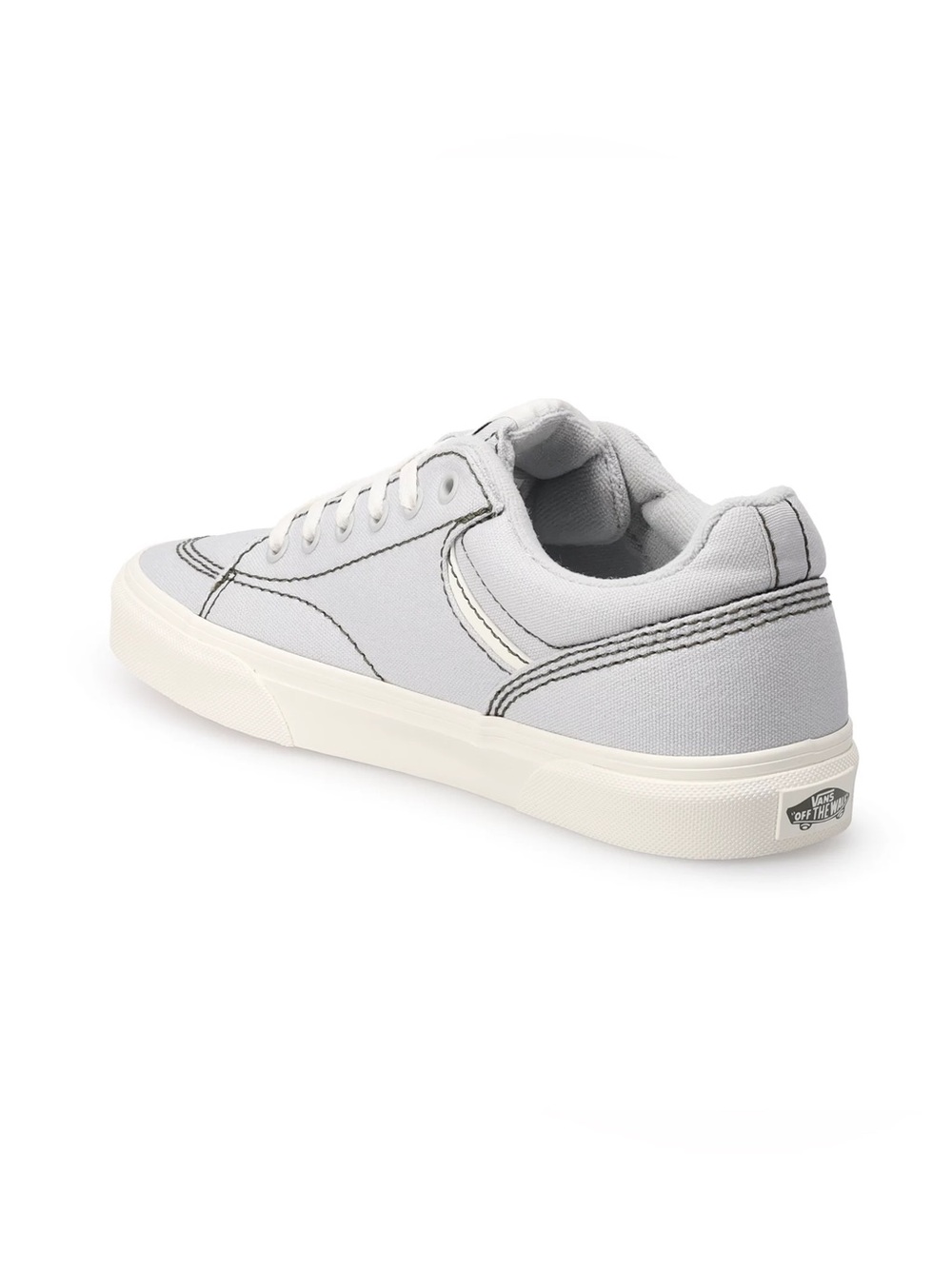 Men’s Vans Low-Top Canvas Sneakers in Light Gray and White size 10 - Picture 4 of 5